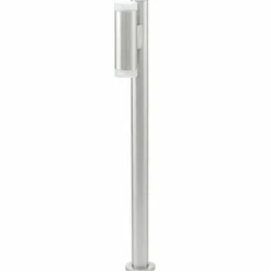Luminaires Eglo Lampadaire extérieur Eglo RIGA-LED Acier inoxydable, 2 lumières
