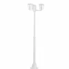 Lampes Vintages & Rétros-Luminaires Eglo Lampadaire extérieur Eglo ALORIA Blanc, 3 lumières