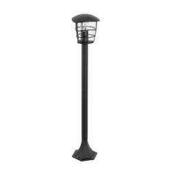 Lampes Vintages & Rétros-Luminaires Eglo Lampadaire extérieur Eglo ALORIA Noir, 1 lumière