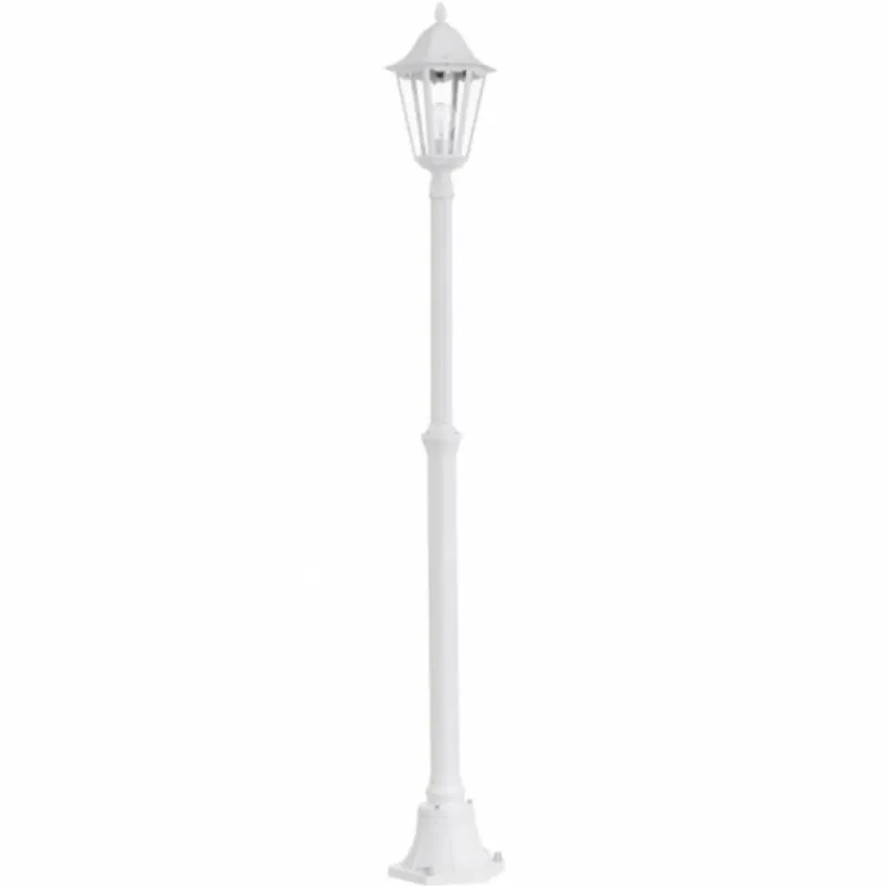 Luminaires Rustiques-Luminaires Eglo Lampadaire extérieur Eglo NAVEDO Blanc, 1 lumière