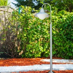 hofstein Lampadaire extérieur Eglo Sydney Acier inoxydable, 1 lumière