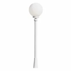 Luminaires Konstsmide Lampadaire extérieur Konstsmide Arcturus Blanc, 1 lumière