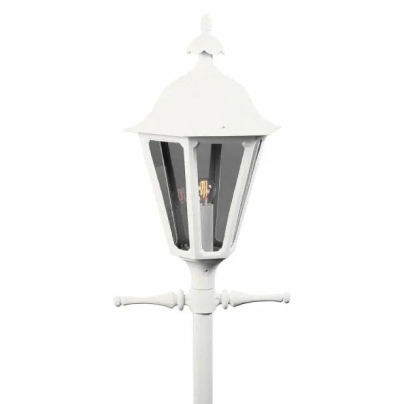 Luminaires Konstsmide Lampadaire extérieur Konstsmide Pallas Blanc, 1 lumière