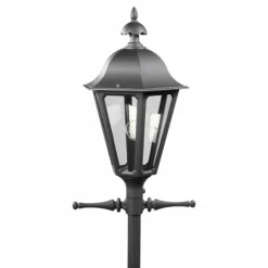 Luminaires Konstsmide Lampadaire extérieur Konstsmide Pallas Noir, 1 lumière