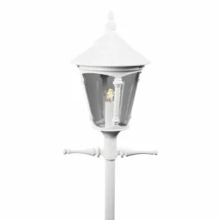 Luminaires Konstsmide Lampadaire extérieur Konstsmide Virgo Blanc, 1 lumière