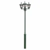 Luminaires Konstsmide Lampadaire extérieur Konstsmide Virgo Vert, 3 lumières