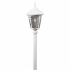 Luminaires Konstsmide Lampadaire extérieur Konstsmide Virgo Blanc, 1 lumière