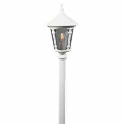 Luminaires Konstsmide Lampadaire extérieur Konstsmide Virgo Blanc, 1 lumière