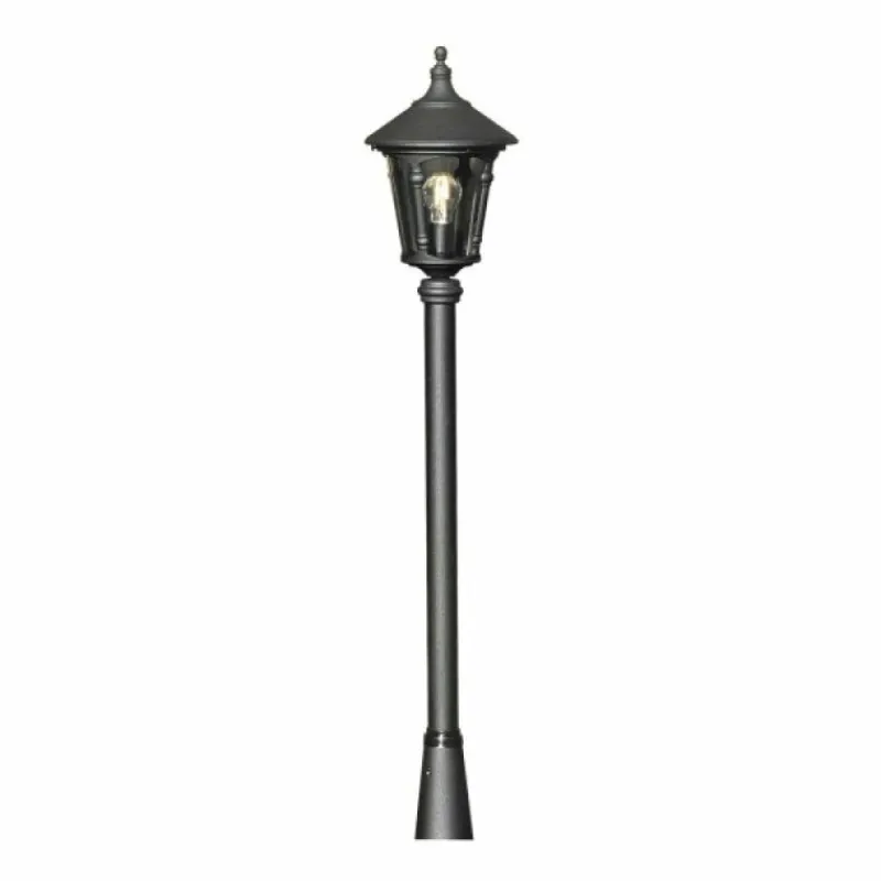 Luminaires Konstsmide Lampadaire extérieur Konstsmide Virgo Noir, 1 lumière