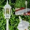 Luminaires Rustiques-hofstein Lampadaire extérieur Lentua Blanc, 1 lumière