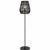 Style Boho-Chic-Luminaires Lucide lampadaire extérieur Lucide NERIDA Noir, 1 lumière