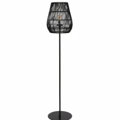 Style Boho-Chic-Luminaires Lucide lampadaire extérieur Lucide NERIDA Noir, 1 lumière