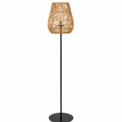 Style Boho-Chic-Luminaires Lucide lampadaire extérieur Lucide NERIDA Noir, 1 lumière