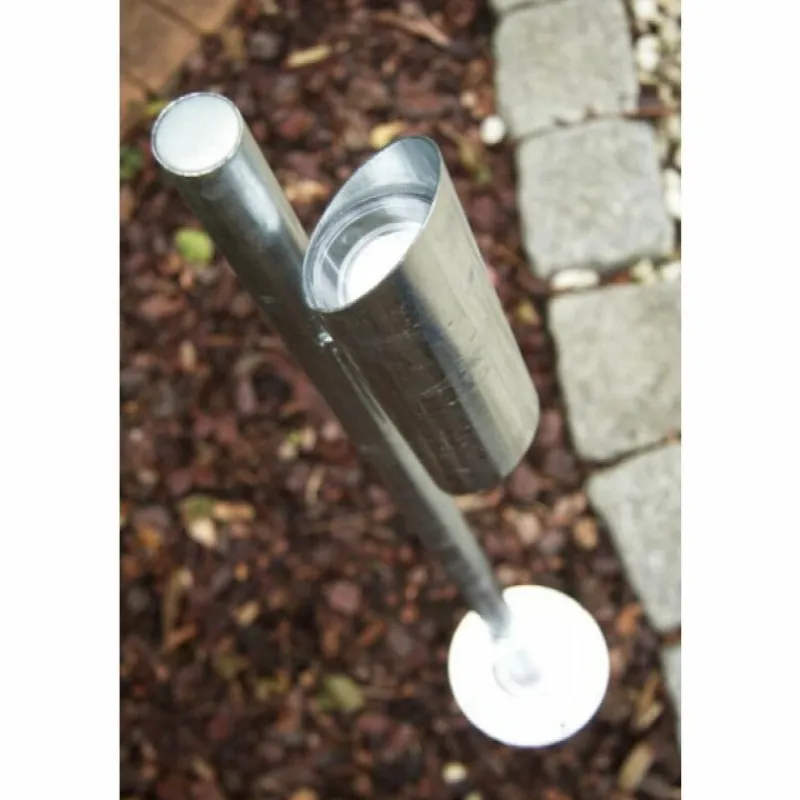 Luminaires Nordlux Lampadaire extérieur Nordlux PIN Zingué, 2 lumières