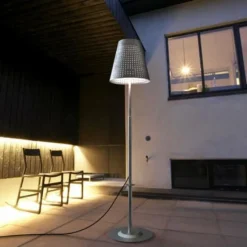 Luminaires Nordlux Lampadaire extérieur Nordlux FUSE Zingué, 1 lumière