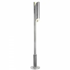 Luminaires Nordlux Lampadaire extérieur Nordlux PIN Zingué, 2 lumières
