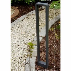 Luminaires Trio Lampadaire extérieur Trio RENO LED Anthracite, 1 lumière