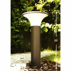 Luminaires Trio Lampadaire extérieur Trio KONGO Noir, 1 lumière