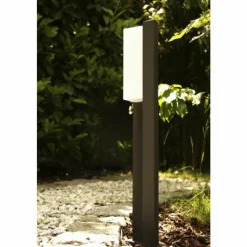 Luminaires Trio Lampadaire extérieur Trio SUEZ LED Noir, 1 lumière