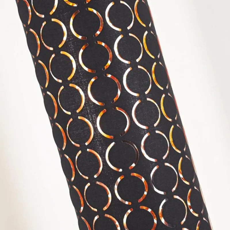 Lampes En Tissu-hofstein Lampadaire Faborg Noir, 2 lumières