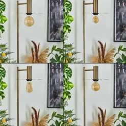 hofstein Lampadaire Faido Laiton, 1 lumière