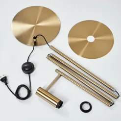 hofstein Lampadaire Faido Laiton, 1 lumière