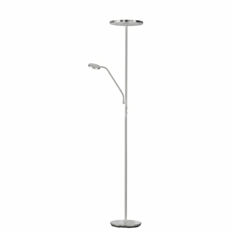 FHL easy Lampadaire Fabi LED Nickel mat, 1 lumière* Lampadaires Et Lampes Sur Pied