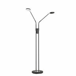 FHL easy Lampadaire Luna LED Noir, 2 lumières* Éclairage Led