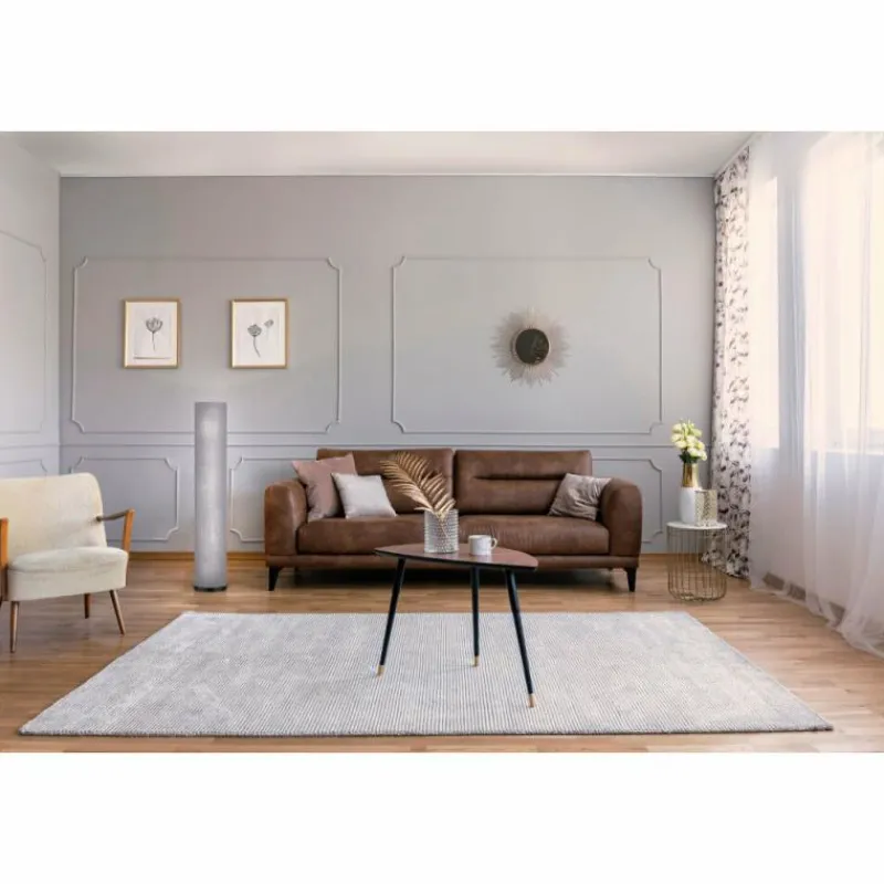 Lampes En Tissu-Luminaires Fischer & Honsel Lampadaire Fischer & Honsel Thor Noir, 3 lumières