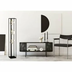 Luminaires Fischer & Honsel Lampadaire Fischer & Honsel Gisi LED Noir, 3 lumières* Éclairage Led