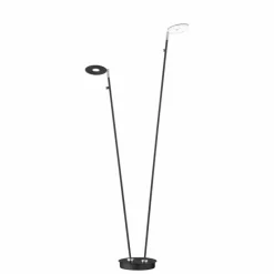 Luminaires Fischer & Honsel Lampadaire Fischer & Honsel Dent LED Noir, 2 lumières* Éclairage Led