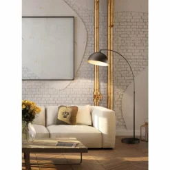 Lampes Dorées-Luminaires Fischer & Honsel Lampadaire Fischer-Honsel Leitung Noir, 1 lumière