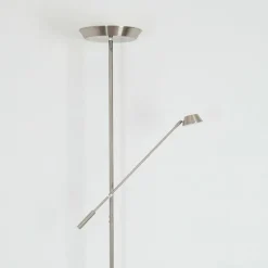 Luminaires Reality Lampadaire Florida LED Nickel mat, 2 lumières* Éclairage Led