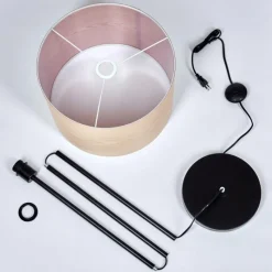 Lampes Vintages & Rétros-hofstein Lampadaire Forment Noir, 1 lumière