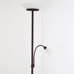 Luminaires Rustiques-hofstein Lampadaire Gismaro Rouille, 3 lumières