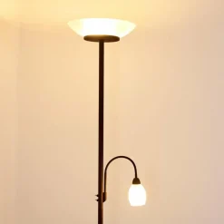 Luminaires Rustiques-hofstein Lampadaire Gismaro Rouille, 3 lumières