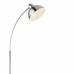 Luminaires Globo Lighting Lampadaire Globo ANITA Nickel mat, 1 lumière* Lampadaires Et Lampes Sur Pied