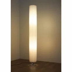 Lampes En Tissu-Luminaires Globo Lighting Lampadaire Globo Bailey Chrome, 2 lumières