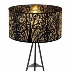 Luminaires Globo Lighting Lampadaire Globo BARZI Noir, 1 lumière* Lampadaires Et Lampes Sur Pied