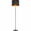 Luminaires Globo Lighting Lampadaire Globo BEMMO Noir, 1 lumière