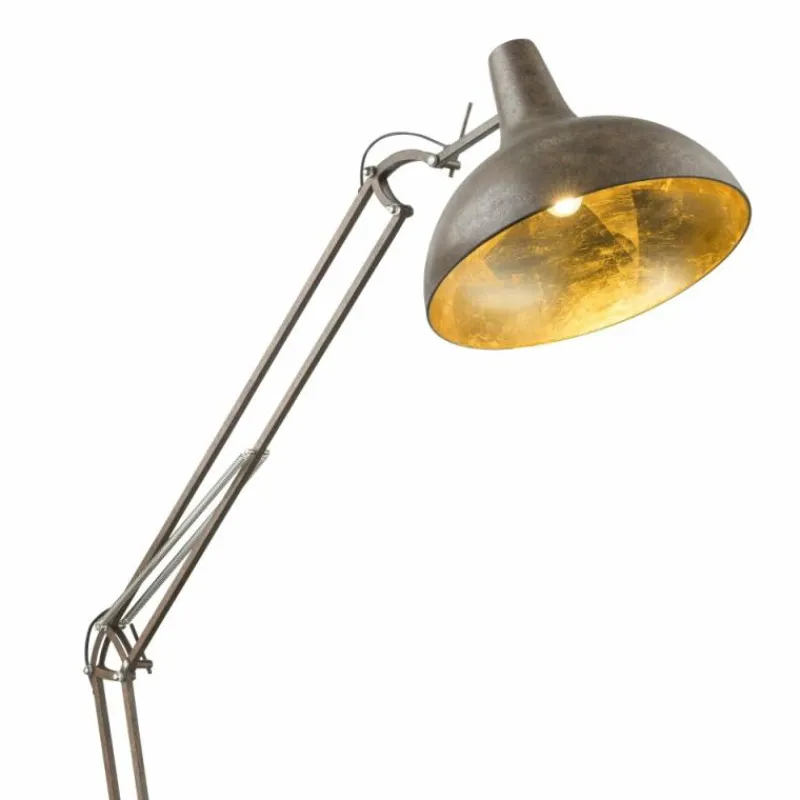 Lampes Dorées-Luminaires Globo Lighting Lampadaire Globo CONNY Rouille, 1 lumière