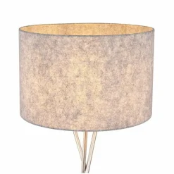 Lampes En Tissu-Luminaires Globo Lighting Lampadaire Globo DENIMATT Nickel mat, 1 lumière