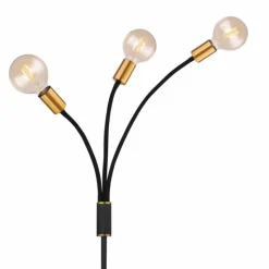 Lampes Dorées-Luminaires Globo Lighting Lampadaire Globo EDDY Or, 3 lumières