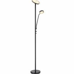 Luminaires Globo Lighting Lampadaire Globo ERNST LED Noir, 1 lumière