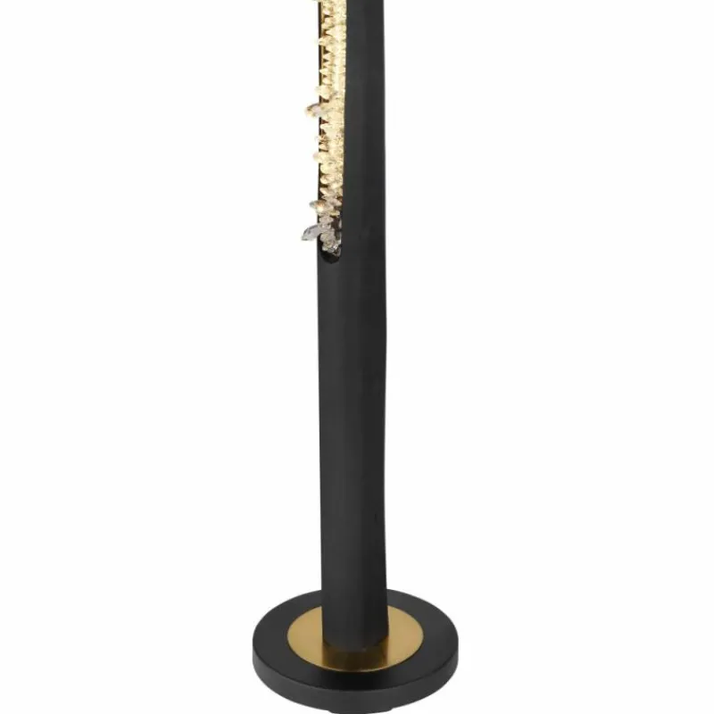 Lampes En Bois-Luminaires Globo Lighting Lampadaire Globo FELICITAS LED Noir, 1 lumière