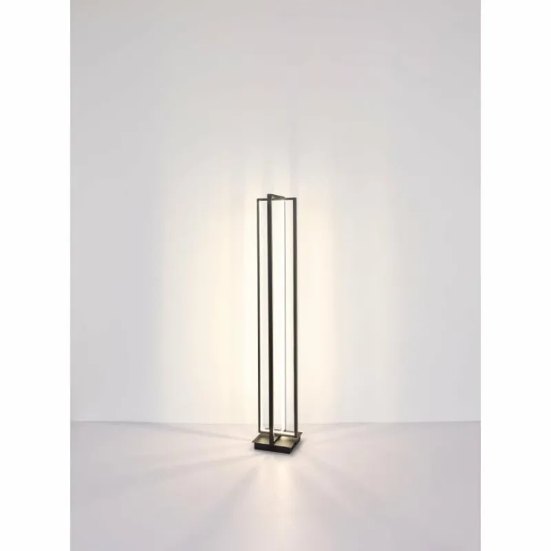 Luminaires Globo Lighting Lampadaire Globo FLIPS LED Noir, 1 lumière, Télécommandes* Éclairage Led