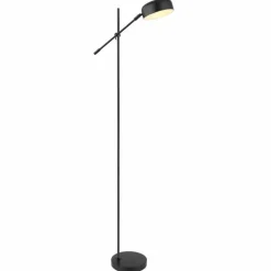 Luminaires Globo Lighting Lampadaire Globo GIANNA Noir, 1 lumière* Lampadaires Et Lampes Sur Pied