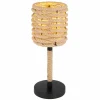 Style Boho-Chic-Luminaires Globo Lighting Lampadaire Globo HALIA Noir, 1 lumière