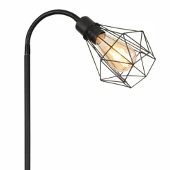 Luminaires Globo Lighting Lampadaire Globo ISABELLA Noir, 1 lumière* Lampadaires Et Lampes Sur Pied