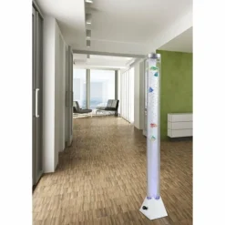 Luminaires Globo Lighting Lampadaire Globo LED Argenté, 12 lumières, Changeur de couleurs* Éclairage Led